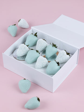 Signature Baby Blue Strawberry Box